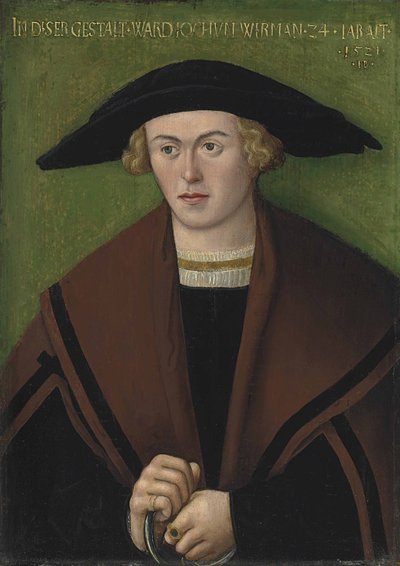 Retrato de Jochum Wirman de Hans Brosamer