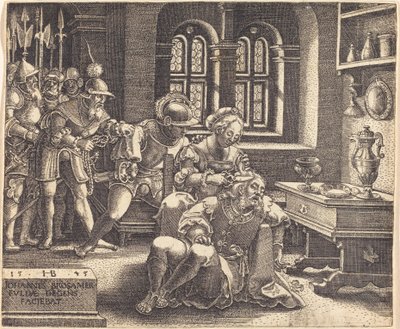 Sansón y Dalila de Hans Brosamer