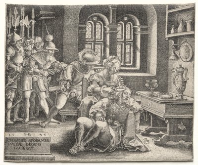 Sansón y Dalila de Hans Brosamer