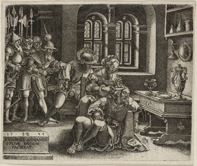 Sansón y Dalila de Hans Brosamer
