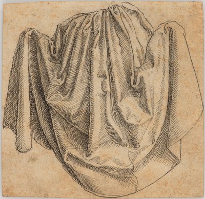 Estudio de una cortina colgante de Hans Brosamer