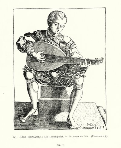 El laudista de Hans Brosamer