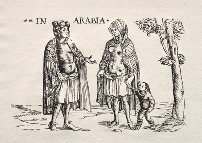 Nativos de Arabia y las Indias de Hans Burgkmair