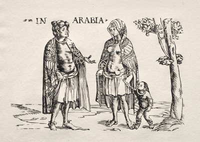 Nativos de Arabia y las Indias de Hans Burgkmair