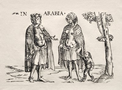 Nativos de Arabia y las Indias de Hans Burgkmair