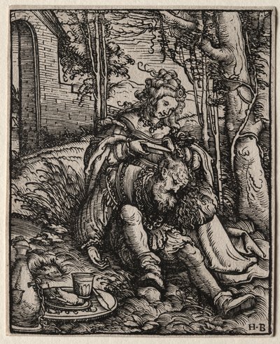 Sansón y Dalila de Hans Burgkmair