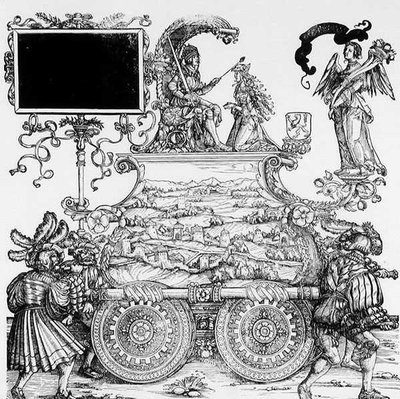 Escena de la Procesión Triunfal de Maximiliano, c.1516-18 de Hans Burgkmair