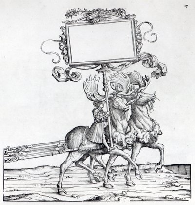 Escena de la Procesión Triunfal de Maximiliano, c.1516-18 de Hans Burgkmair