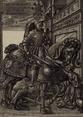 San Jorge y el Dragón de Hans Burgkmair