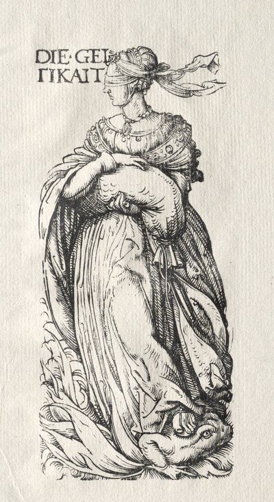 Los Siete Vicios: Avaricia, c. 1510 de Hans Burgkmair