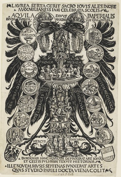 El triunfo del emperador Maximiliano, c. 1507 de Hans Burgkmair