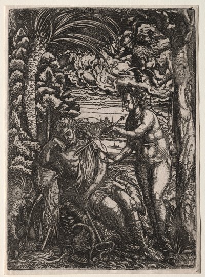 Venus y Mercurio de Hans Burgkmair