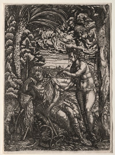 Venus y Mercurio de Hans Burgkmair