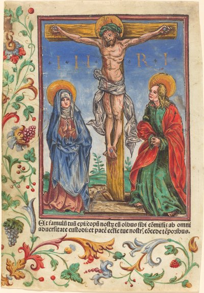Cristo en la Cruz de Hans Burgkmair I