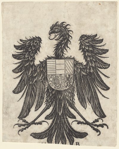 Escudo de armas con un águila de Hans Burgkmair I
