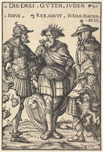Josué, David y Judas Macabeo de Hans Burgkmair I
