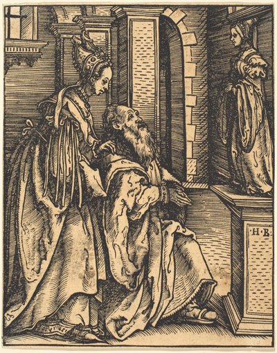 La Idolatría de Salomón de Hans Burgkmair I