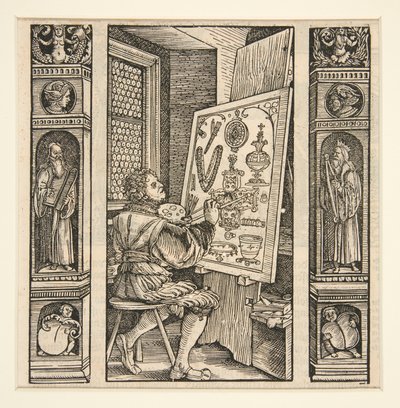 El pintor de joyas de Petrarca de Hans Burgkmair the Elder