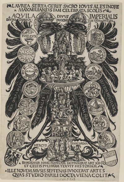 El águila imperial alegórica de Hans Burgkmair the Elder