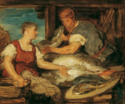 el vendedor de pescado de Hans Canon