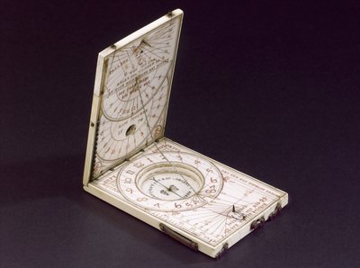 Reloj de sol con brújula de tableta, Nuremberg, 1574 de Hans Ducher