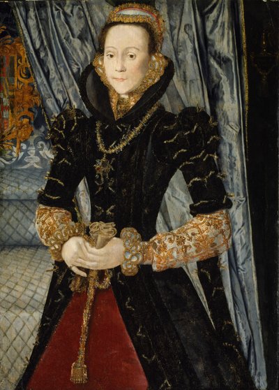 Retrato de una dama de la familia Wentworth (Probablemente Jane Cheyne) de Hans Eworth