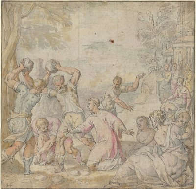 El apedreamiento de San Esteban de Hans Freyberger