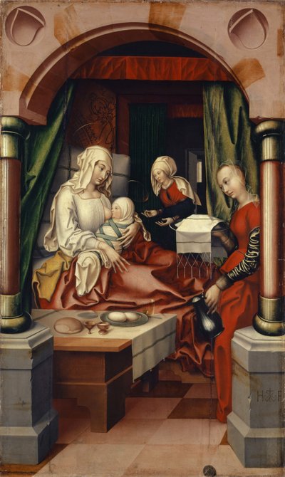 Nacimiento de la Virgen de Hans Fries