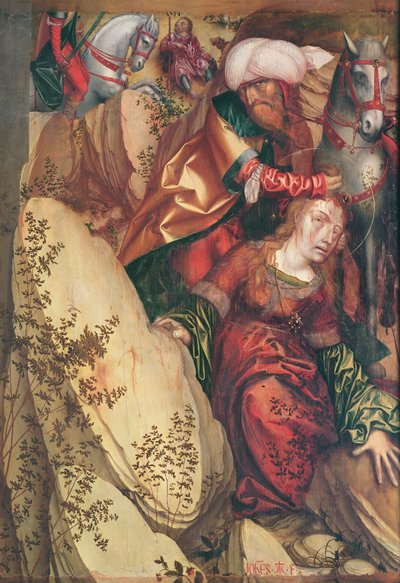 El martirio de Santa Bárbara, 1503 de Hans Fries