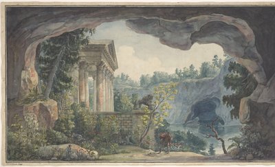Escenario de la ópera Frigga de Hans Gottlob Hensigen