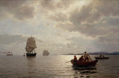 Desde el fiordo de Oslo de Hans Gude