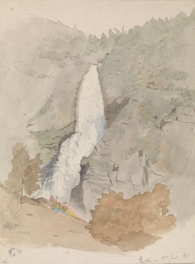 Sivlefoss, Stalheim de Hans Gude