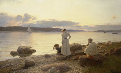 Noche de verano de Hans Gude