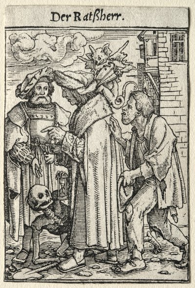 Danza de la Muerte: El Consejero de Hans Holbein