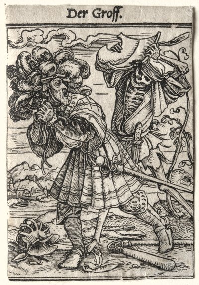 La danza de la muerte: El conde de Hans Holbein