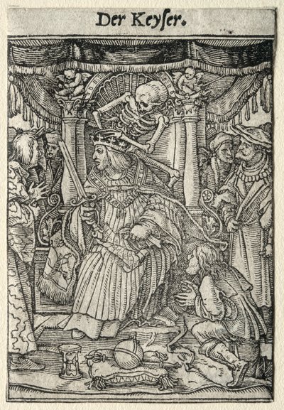 Danza de la Muerte: El Emperador de Hans Holbein