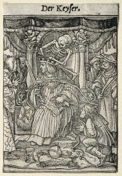 Danza de la Muerte: El Emperador de Hans Holbein