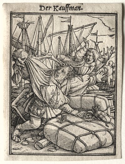 Danza de la Muerte: El Comerciante de Hans Holbein
