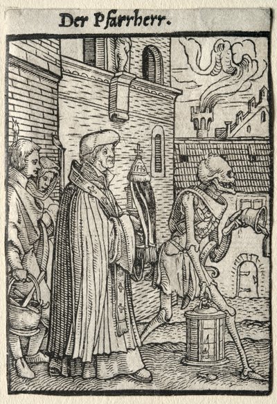 Danza de la muerte: El pastor de Hans Holbein
