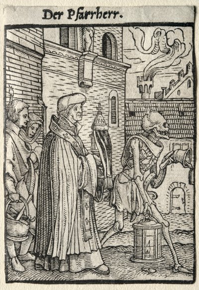Danza de la Muerte: El Pastor de Hans Holbein