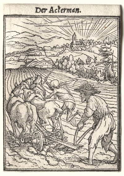 Danza de la Muerte: El Labrador de Hans Holbein
