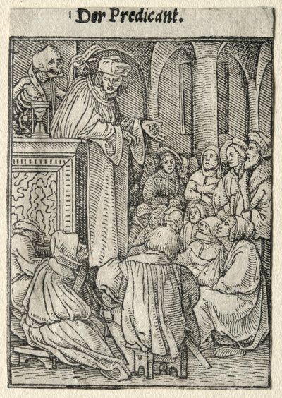 Danza de la Muerte: El Predicador de Hans Holbein