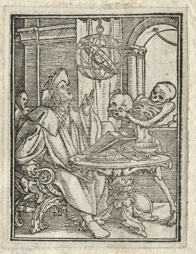 La Danza de la Muerte: El Astrólogo; El Hombre Rico de Hans Holbein