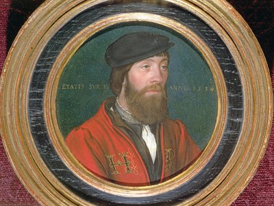 Un dignatario en la corte del Rey Enrique VIII de Inglaterra, 1534 de Hans Holbein der Jüngere