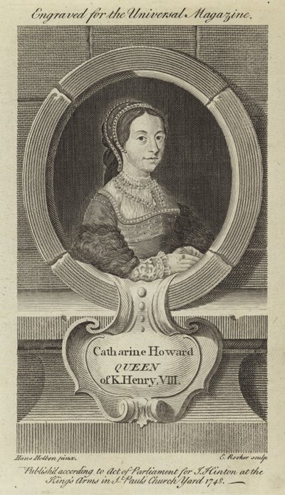 Catalina Howard, Reina del Rey Enrique VIII de Hans Holbein der Jüngere