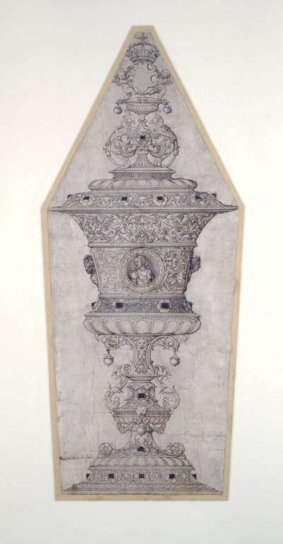 Diseño para la Copa de Oro de Jane Seymour de Hans Holbein der Jüngere