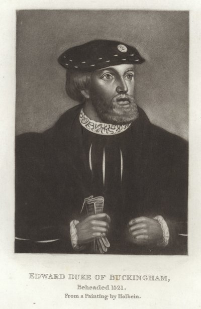 Eduardo Duque de Buckingham de Hans Holbein der Jüngere