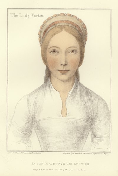 Elizabeth, Lady Parker de Hans Holbein der Jüngere