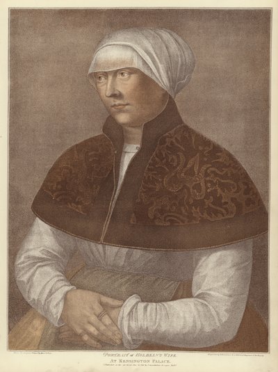 Elsbeth, la esposa de Hans Holbein de Hans Holbein der Jüngere