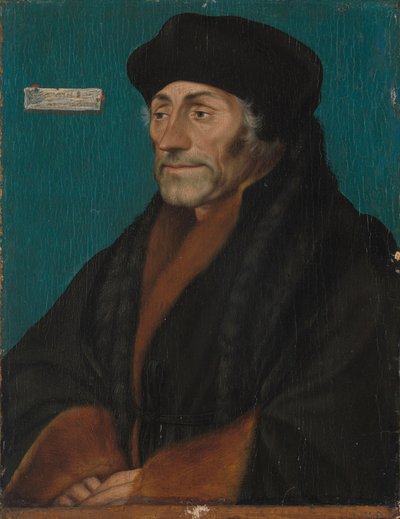 Erasmo de Rotterdam (1466-1536) de Hans Holbein der Jüngere